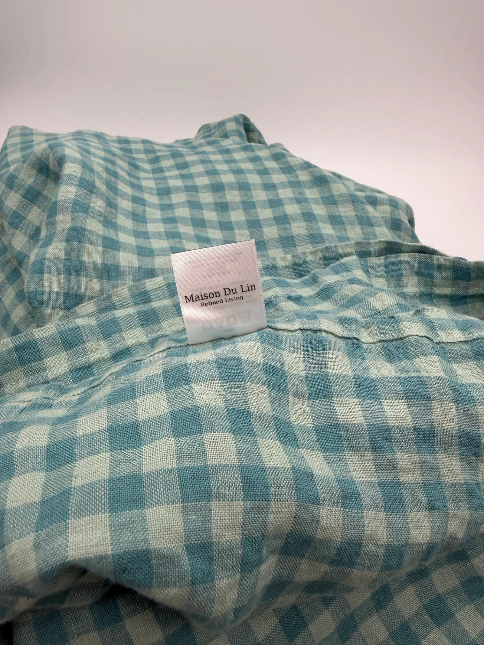 Funda de edredón con fundas de almohada 100% lino lavado – photo 3